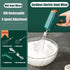 Mini Hand Mixer, Household Cordless Electric Hand Mixer,USB Rechargable Handheld Egg Beater with 2 Detachable Stir Whisks with 3 Speed Modes for K...