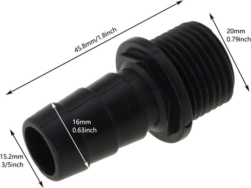 5IN1 Nozzles Kit for Fountain Pump, Aquarium, Fish Tank, Pond, Hydroponics, Statuary Accessories 5 Sizes...