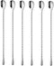 6 Pcs 12 Inch Bar Mixing Spoon Cocktail Spoon Stainless Steel Bar Long Spoon With Spiral Pattern...