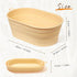 Silicone Bread Proofing Basket - 10 inch Oval Sourdough Bread Baking Basket with Capacity Scale, Collapsible Bread Bowls Silicone Proofing Baskets...