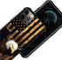 TnXee Case Compatible with iPhone 12 Mini Case, Wood grain American flag Bald Eagle Pattern Design case for iPhone 12 Mini Cases for Mans Women, S...