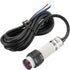 Baomain Photoelectric Sensor E3F-R2NK Retroreflective Optical Sensor Switch DC 10-30V NPN NO Sensing Distance 2m with Reflector Panel...