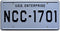 USS Enterprise | NCC-1701 | Metal Stamped License Plate...