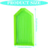 20PCS Green Plastic Diamond Painting Trays,3.5inches x 1.9inches Bead Sorting Trays Organizer, Diamond Painting Tool Accessories for DIY Art Craft...