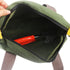 14 Inch Wide Mouth Tool Bag, Canvas Tool Bag, Heavy Duty Tool Storage Bag, Large Capacity Tool Tote Bag for Electricians, Power Tool Organizer Pou...