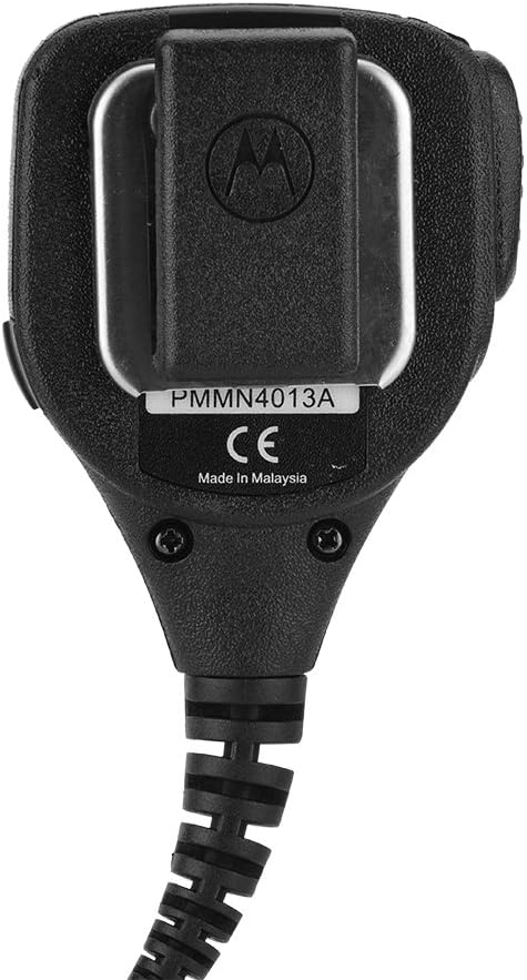 FOSA 3.5mm Headphone Jack Speaker mic,Portable Handheld Walkie Talkie Radio Microphone Waterproof Dustproof with Steel Belt Clip for GP88S,GP2000,...