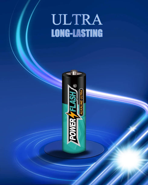 AA Batteries with Fresh Date - 24 Industrial Pack - Ultra Long Lasting All Purpose Double A Alkaline Battery (24 Count Pack)...