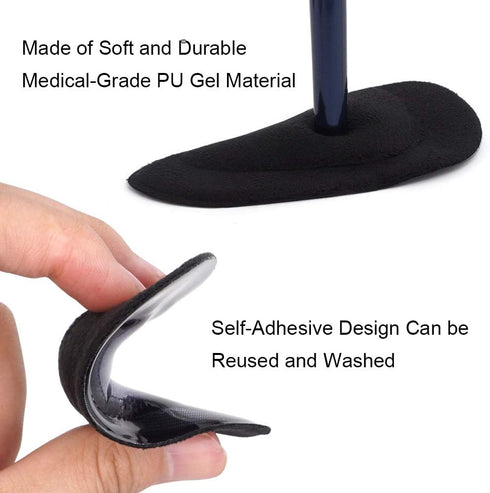 Dr. Foot's Arch Support Insoles for Flat Feet, Plantar Fasciitis, Relieve Pain for Women and Men (Black)...