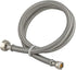 Eastman 60 inch Steel-Flex Faucet Connector, 1/2 Inch FIP x 3/8 Inch Compression, Compression Braided Stainless Steel Faucet Supply Line, 48302...