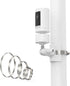 Pole Mount Bracket Compatible with Pan Tilt Camera - Stable Multifunctional Winding Installation (1pack?White)...