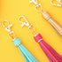 10pcs Tassel Purse Charm,Leather Keychain,Key Chain for Car Keyring Purse Accessory Bag Charm Gift for Mom...