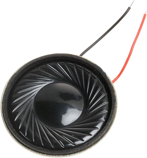 YXQ 1W 8 Ohm Micro Internal Speaker Loudspeaker 32mm Dia Round Metal Shell with Wire (4Pcs)...