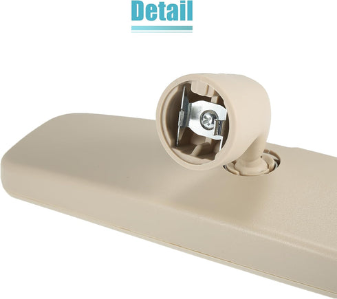 X AUTOHAUX Rear View Mirror Car Interior Inner Rearview Mirror Beige for Volkswagen Passat B5 1999-2005 for Jetta MK4 1999-2004 for Golf MK4 1999-...