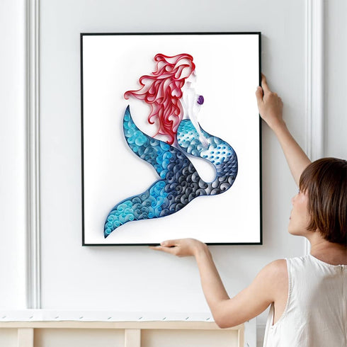 Uniquilling Quilling Kit Paper Quilling Kit for Adults Beginner, Handmade DIY Craft Quilling Paper Filigree Painting Kit Tools, Room Wall Art Deco...