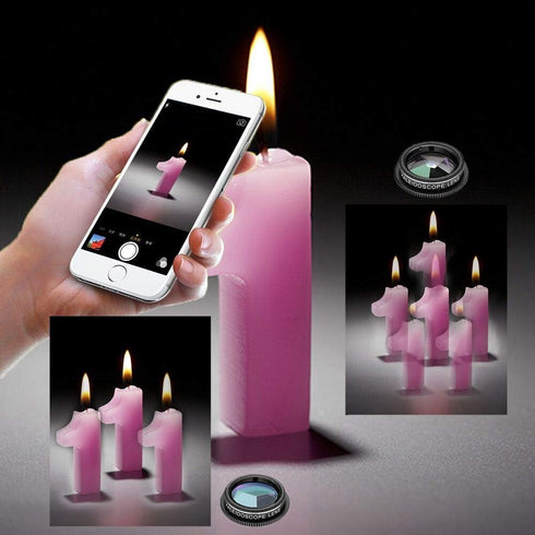 Phone Camera Lens Kit (13 Pieces) for iPhone 11 Xs 10 8 7 6 Plus SE Samsung and Most Andriod Phone- Wide Angle Lens & Macro Lens+Fisheye Lens and ...
