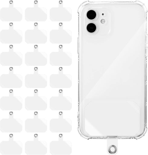 24 Pcs Phone Lanyard Tab Universal Phone Tether Patches TPU Replacement Patches Compatible Phone Case Lanyard Cell Phones Case Safety Lanyard Non ...