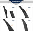 X AUTOHAUX Rear Windshield Wiper Blade Arm Set 335mm 13 Inch for Volkswagen Jetta 2011 2012 2013 2014 2015 2016 2017 2018...