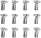 12PCS Stainless Steel Brake Disc Rotor Screws, 93600-06014-0H, Retaining Hardware Bolts Screw Kit for Front and Rear, Car Replacement for Acura, K...