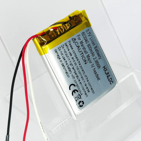 DC 3.7V 800mAh 603040 Rechargeable Lithium-ion Battery for Marshall MID Major II Major III Major IV Bluetooth Headphones VDL603040 SR603040...