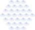 30 Pack Glass Table Suction Cups 30mm Rubber Suction Cup Hangers Without Hooks, Anti-Collision Suction Cups Transparent Suckers, Clear Plastic Suc...