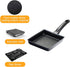 Tamagoyaki Pan Non Stick Japanese Omelette Pan,Cast Iron Rectangle Tamago Pan Small Frying Pan, Tamagoyaki Eggs Pan - Omelette Pan - with Silicone...