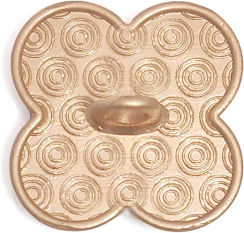 Green Resin Metal Base Four Leaf Clover Sewing Shank Buttons 20 Pcs - 20mm, 3/4"...