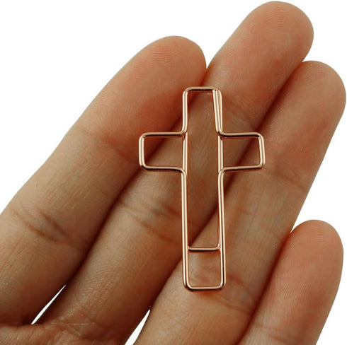 100PCS Office Paperclips Paper Clips Metal Journaling Paper Clamps Office Paperclips for Paper Document Note Sorting and Organizing...