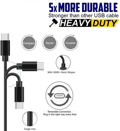 Fast Power Charging Charger Cable Cord Compatible with Sony SRS-XB33 SRS-XB23 SRS-XB43 Portable Bluetooth Wireless Speaker...