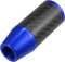 X AUTOHAUX Automatic Manual Gear Stick Shift Knob Transmission Gear Lever Stick Shifter Handle Carbon Fiber Pattern Blue...