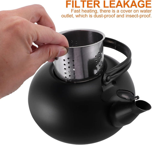 Pot Thicken Water Kettle Tea Kettle Universal Water Boiling Kettle Heating Teakettle for Gas Stove Boil Water Kettle Home Teakettle Whistling Teak...