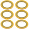 6PCS Gearcase Drain Plug Seal Gaskets for Lower Unit Gear Oil Pump, Lower Unit Washers Replacements 26-830749 Compatible with Mercury Marine/Mercr...