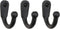 Iron Valley - Coat Hook (3 Pack) - Solid Cast Iron...