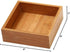 YBM Home Kitchen Drawer Organizer Storage Box Made of Bamboo, 6x6x2 Inch 324...