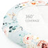 GRSSDER Stretchy Ultra Soft Fitted Bassinet Sheet Set 2 Pack for Girls Universal Fit for Baby Cradle Moses Basket Oval Rectangle Mattress, Waterco...