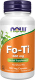 NOW Supplements, Fo-Ti (Polygonum multiflorum) 560 mg, Ho Shou Wu, Herbal Supplement, 100 Veg Capsules...