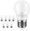 8-Pack Ceiling Fan Light Bulbs, 60 watt Equivalent, Warm White 2700K, E26 Medium Base, A15 LED Bulbs, Small LED Appliance Bulb, 120V, Non-dimmable...