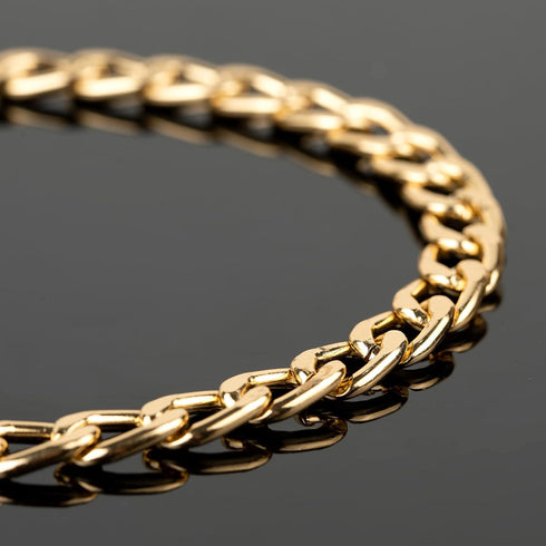 YOUBEIYEE 16.4 Feet Gold Chain for Jewelry Making, Lightweight Gold Plated Aluminum Curb Chain Handmade Decorative Craft Chain...