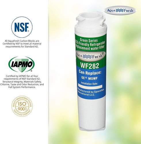Aqua Fresh GE MSWF Water Filter Replacement Compatible with GE MSWF, 101820A, 101821B, MSWF3PK, MSWFDS, AP3997949, PC46783, PS1559689, WR02X12345 ...