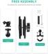 Camera Motorcycle Mount for Gopro Accessories,360 Rotation Metal Action Camera Clamp Holder with 1/4Thread for Moto Bike Bicycle Handlebar, for Go...