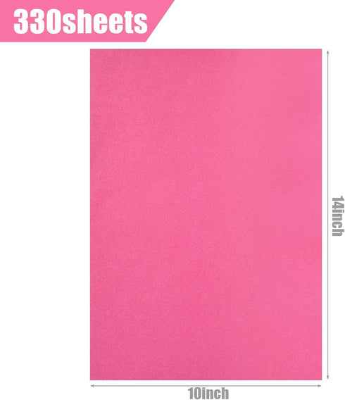Koogel 330 Sheets Tissue Paper Bulk, Rose Red Tissue Paper Gift Wrapping Paper 14 x 10 Inch Craft Tissue Paper for Wedding Birthday DIY Project...