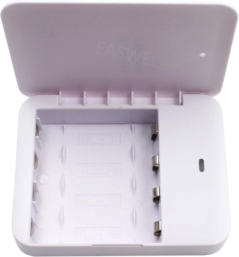 EASWEL Emergency USB Battery Powered Power Bank Compact Portable 4 AA Batteries......