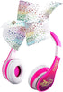JoJo Siwa Kids Bluetooth Headphones for Wireless Rechargeable Foldable Bluetooth Headphones with Microphone Kid Friendly Sound and Bonus Detachabl...