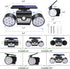 Solar Lights Outdoor, Motion Sensor Security Lights Solar Wall Lights with Dual Head Spotlights LED Waterproof 360° Adjustable Solar Motion Lights...