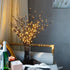 DK177 2 Pack Led Branch Light Battery Operated Lighted Branch Vase Filler Willow Tree Artificial Little Twig Power Brown 30 Inch 20 LED for Home R...