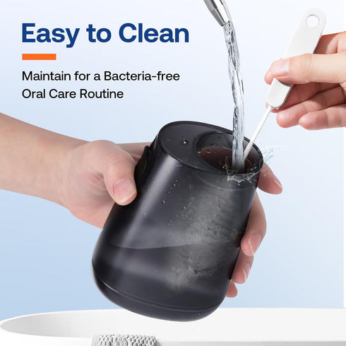 Bitvae Water Dental Flosser Pick for Teeth, Rechargeable Cordless Water Flosser, 3 Modes 5 intensities, 300ML Portable IPX7 Waterproof, 40 Days Po...