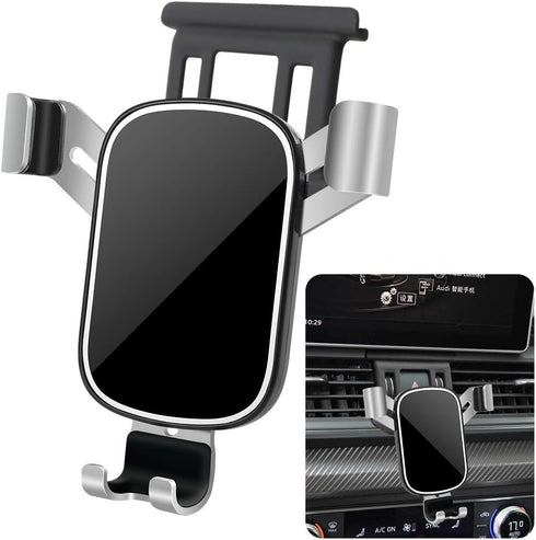 LUNQIN Car Phone Holder for Audi Q5 2018-2024 and Audi SQ5 2018-2024 Auto Interior Accessories Best Phones Mount Cell Cellphone Mobile Cradle Char...