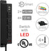 Mountable Power Strip with USB Ports,Wall Mount Power Outlets Screw Down Power Socket in Desk Under Cabinet Power Station 4AC Outlet 2 USB 6.56 Fe...