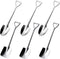 6 Pack Stainless Ice Cream Spoons, Shovel Spoons, Watermelon Spoon Reusable Small Spoon for Tea Dessert Home Kitchen Party Restaurant Party Suppli...