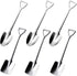 6 Pack Stainless Ice Cream Spoons, Shovel Spoons, Watermelon Spoon Reusable Small Spoon for Tea Dessert Home Kitchen Party Restaurant Party Suppli...