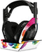 MightySkins Carbon Fiber Skin Compatible with Astro A50 Wireless Headphones + Base Station (Gen 4) - Aqua Paint | Protective, Durable Textured Car...